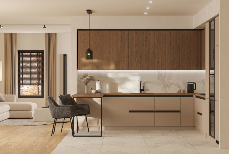 Какой фасад для кухни лучше выбрать: виды материалов кухонных фасадов