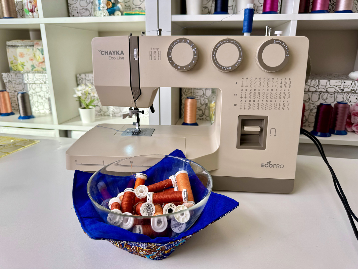 Мастер-класс по пошиву чехла-прихватки для суповой тарелки на швейной машине ЧАЙКА