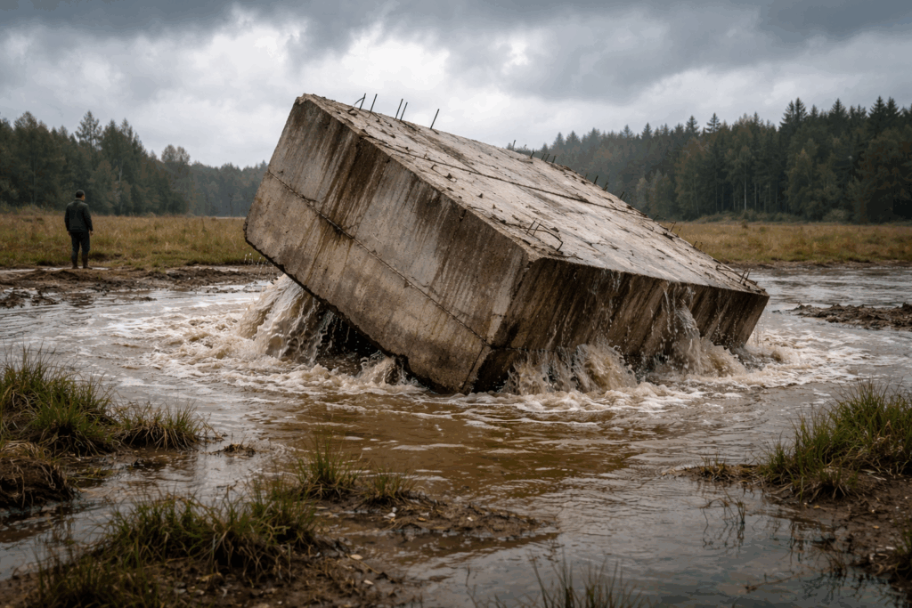    ошибки-бетонирование-КНС-грунтовые-воды protrubi
