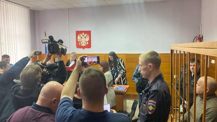 Заседание суда по делу Андрея Кислицына и Павла Мякишева. Обложка © Telegram / Суды Свердловской области