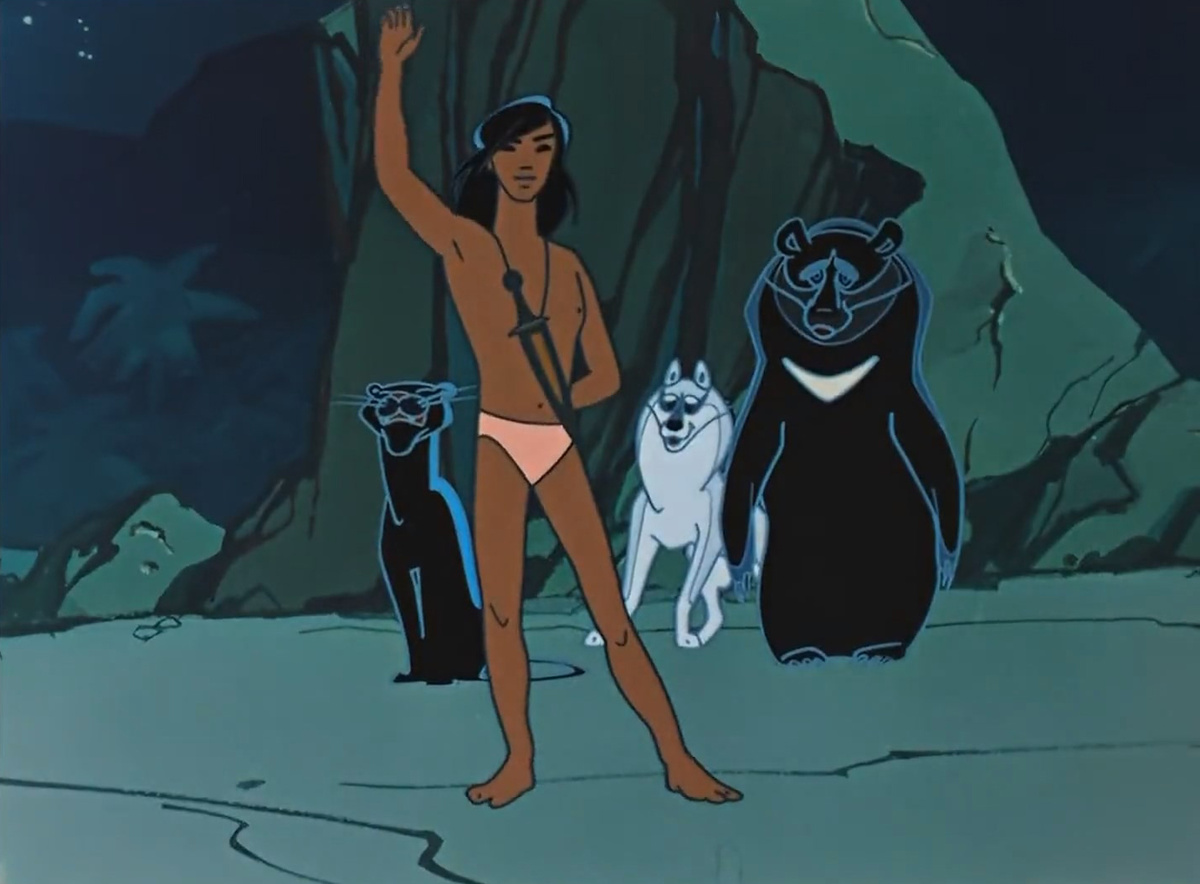 Кадр из фильма "Маугли" (1973)