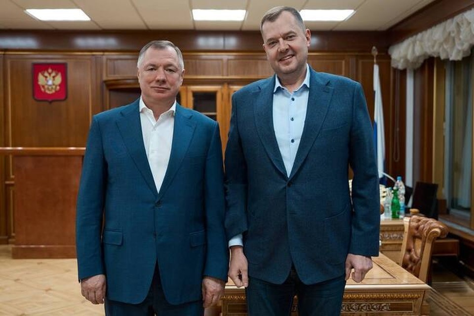    Глава региона отчитался на федеральном уровне о стройках в Запорожской области. Фото: тг-канал Марата Хуснуллина