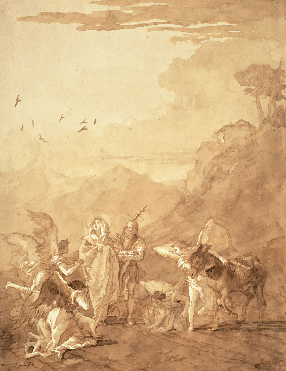    «Бегство в Египет в окружении ангелов», втор. пол. XVIII в. Christie’sChristie’s