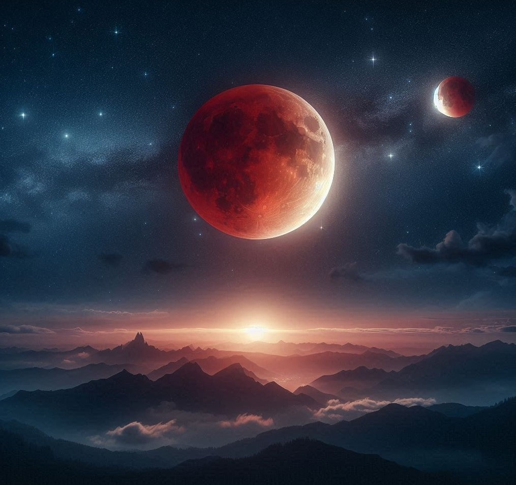 Кровавое лунное затмение