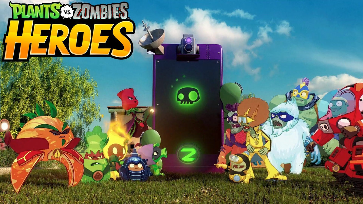 коллекционная мобильная карточная игра Plants vs. Zombies Heroes