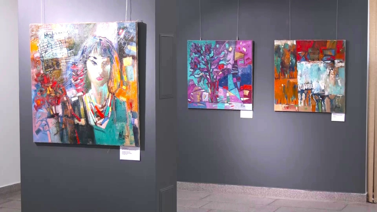    Одна картина, два взгляда: в Нижневартовске открылась выставка четы художников