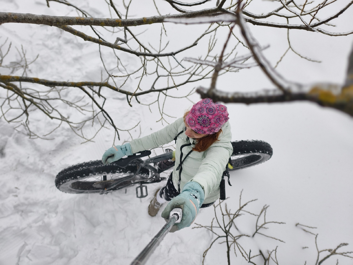 На фэтбайке 