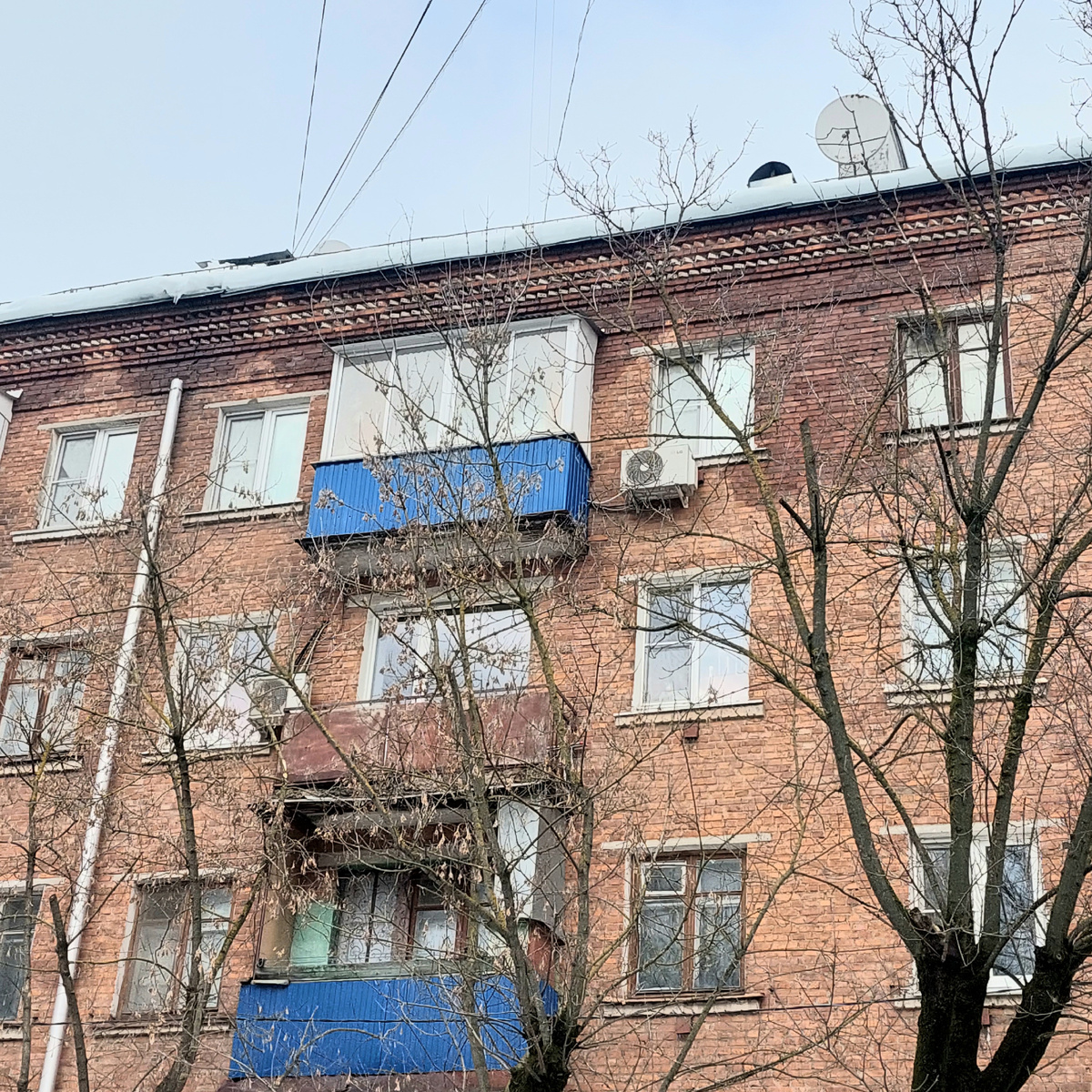 Вот такие стены у дома(