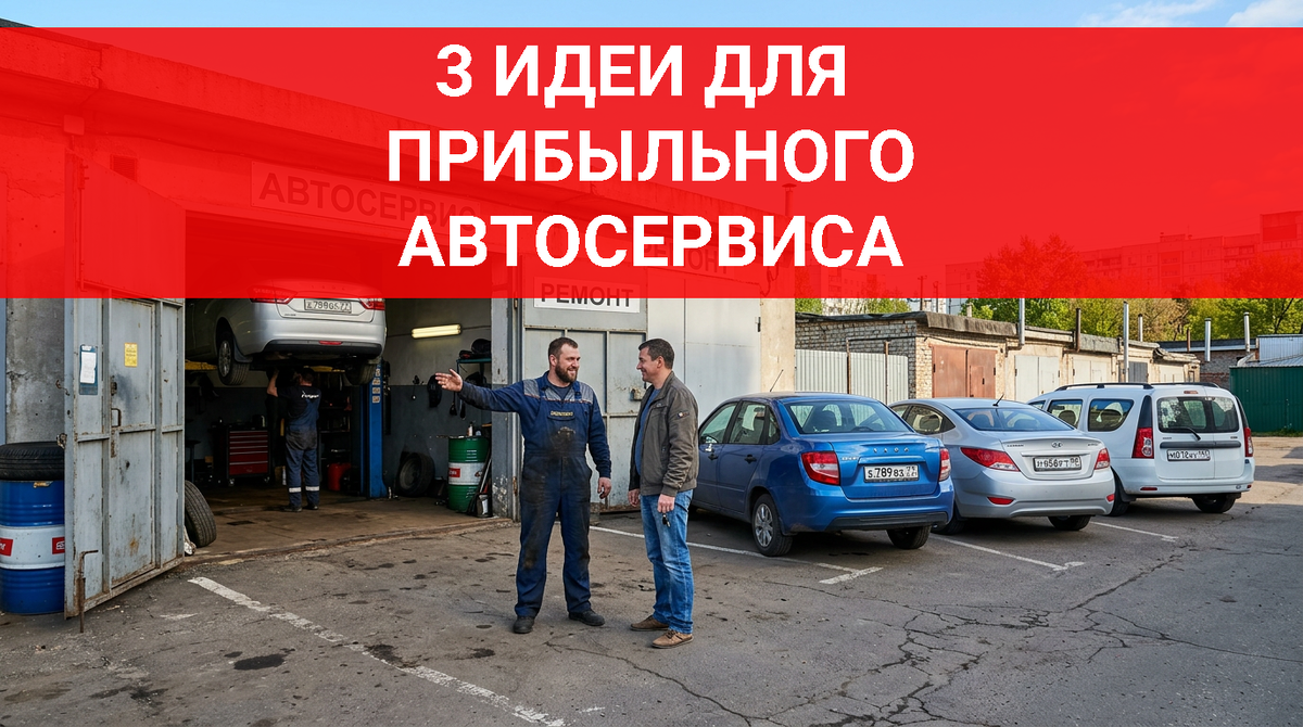 Фото прибыльного автосервиса