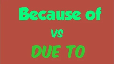 Due to vs. Because of: Ошибка, которая стоит баллов на экзамене! 🎓