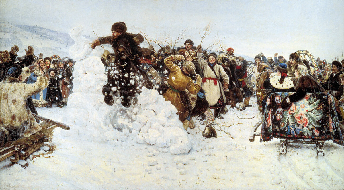  «Взятие снежного городка» (1891)