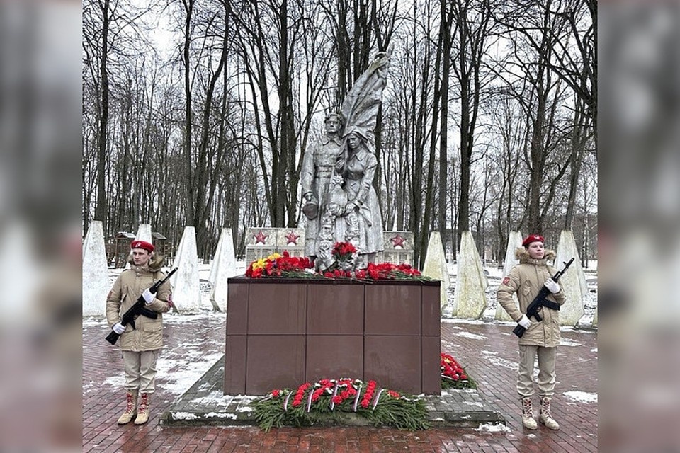    Одно из воинских захоронений на зубцовской земле. ПТО