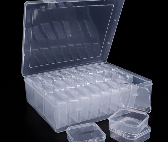 Пластиковый органайзер для бусин QIAO, 30 шт.