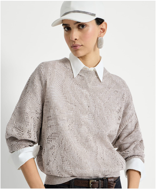 Фото 1. Джемпер Dazzling Water Lillies - передняя часть.