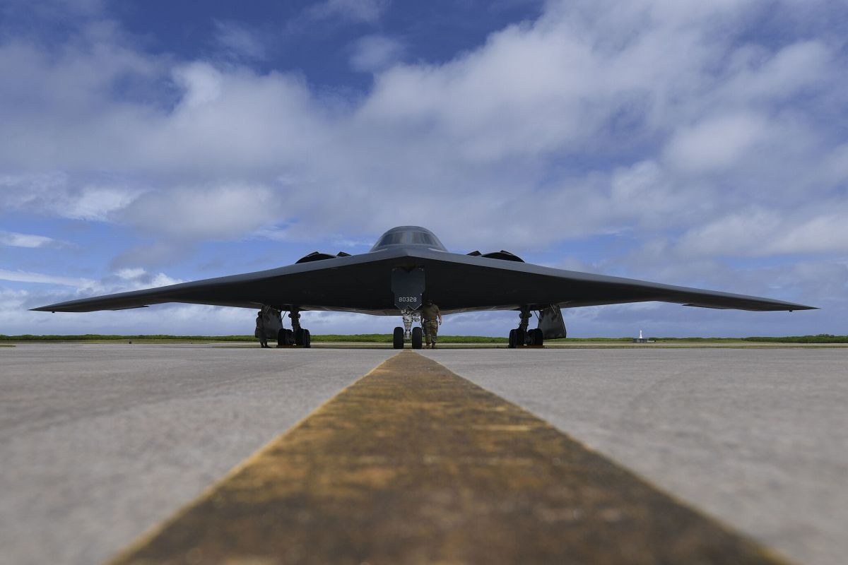    B-2 Spirit готовится к взлету. /Wikimedia Commons