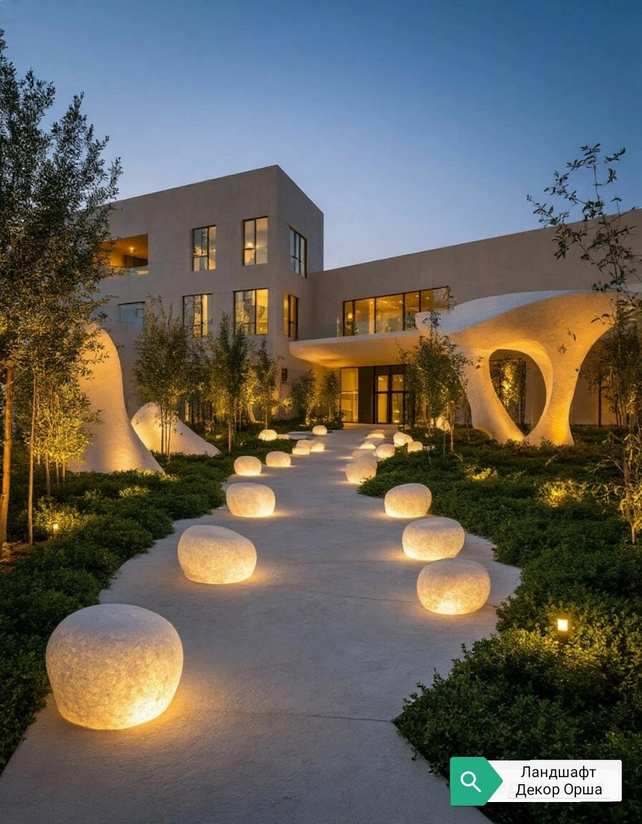 Концепт-проект экобионического ландшафтного дизайна от ЛандшафтДекор Орша 