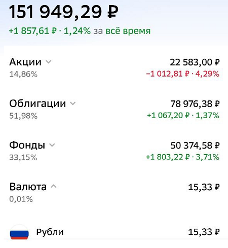 Скрин моего портфеля.