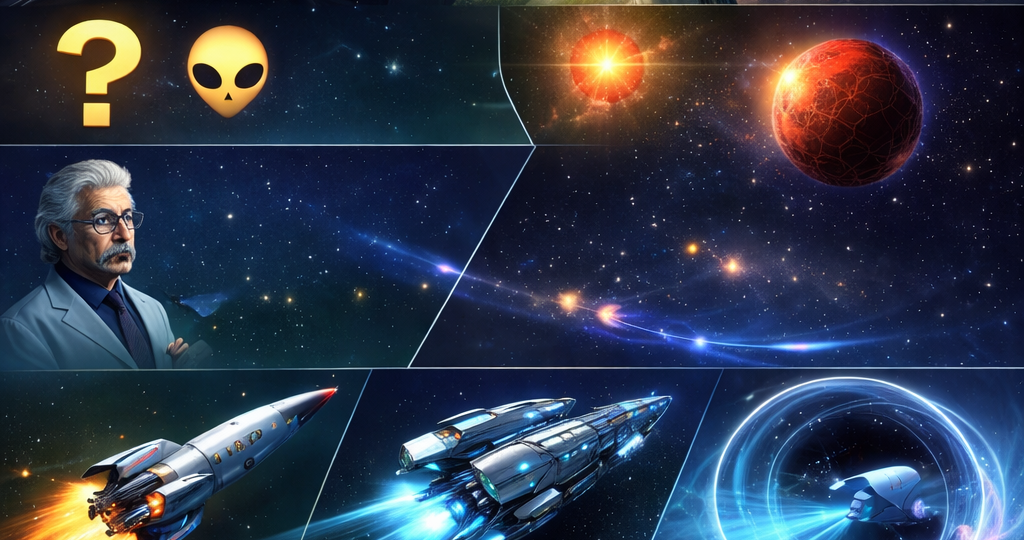 На чём передвигаются инопланетяне