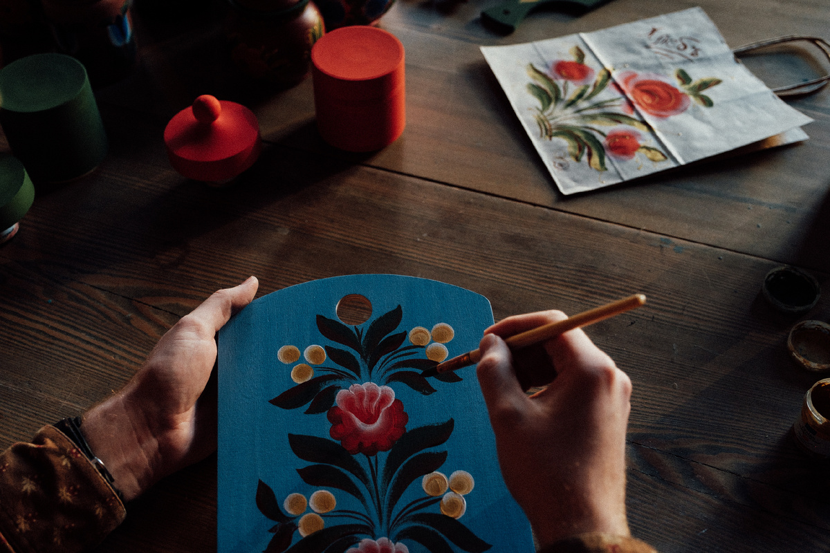 Костромская роспись, работы Данила Малышева