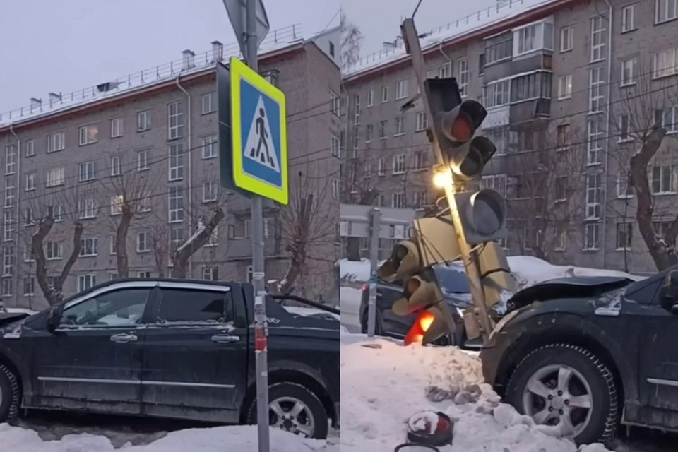    С травмами его доставили в больницу. Фото: ГАИ Новосибирской области