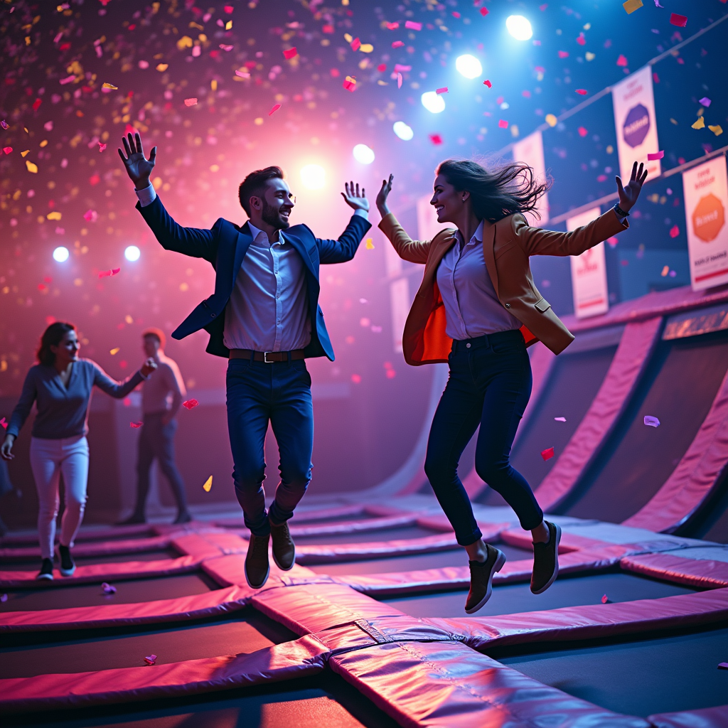    Корпоратив на батутах: почему это лучше, чем обычный ужин с салатами Антон