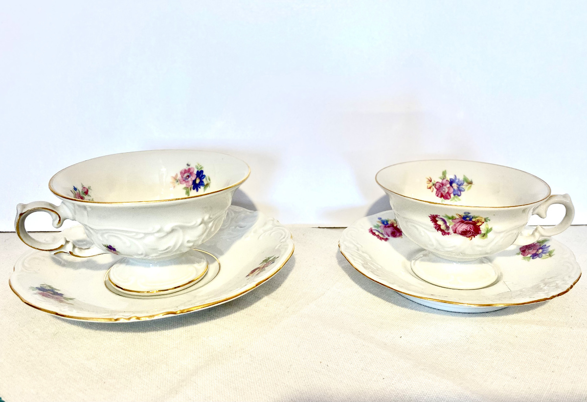 На фото - чайная и кофейная пары.