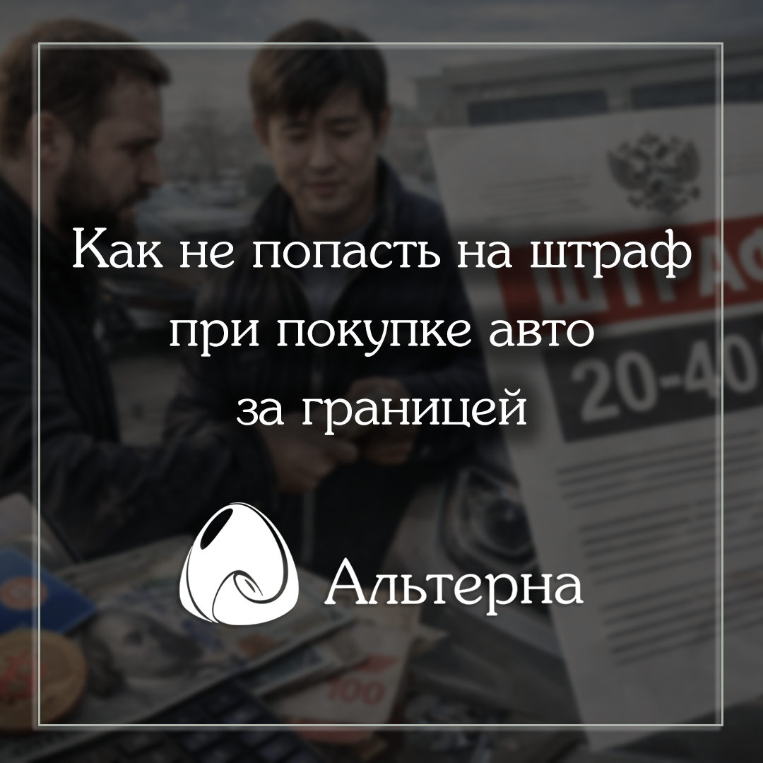 Как не попасть на штраф при покупке авто за границей