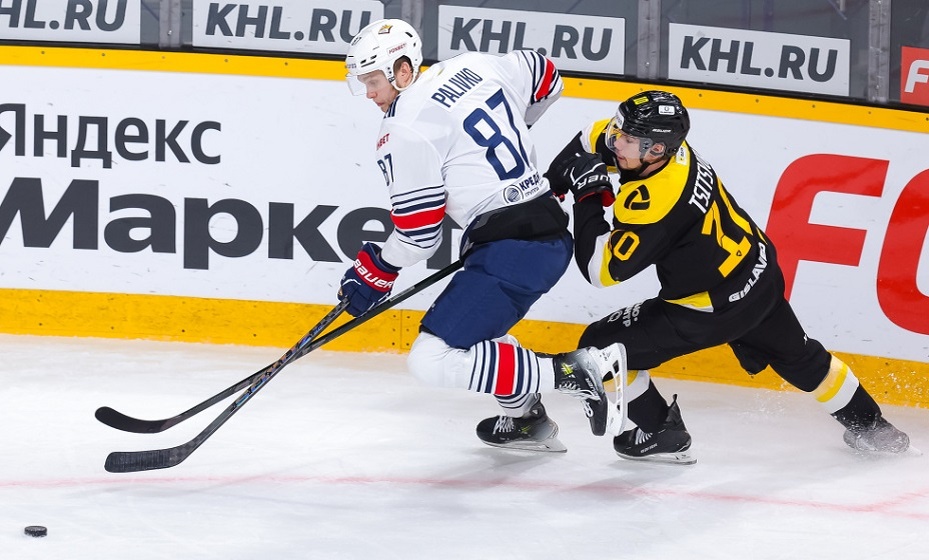    «Металлург» в матче КХЛ. Фото: ХК «Металлург»