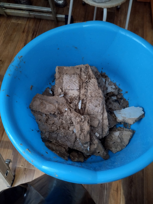    В доме участника СВО под Кировом обвалилась штукатурка из-за крыши