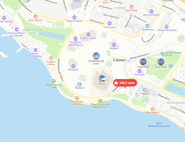 Студии от 140 млн, штош. 