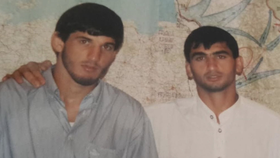    Бувайсар Сайтиев и Адам Барахоев, 1996 год.из архива Адама Барахоева