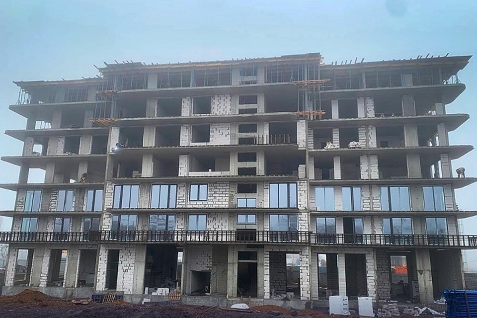    В Левобережном районе Мариуполя строят жилой комплекс «Мари». Фото: Корпорация развития Донбасса