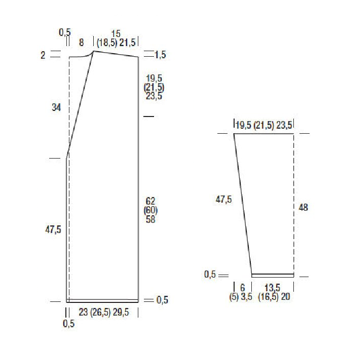 выкройка для кардигана