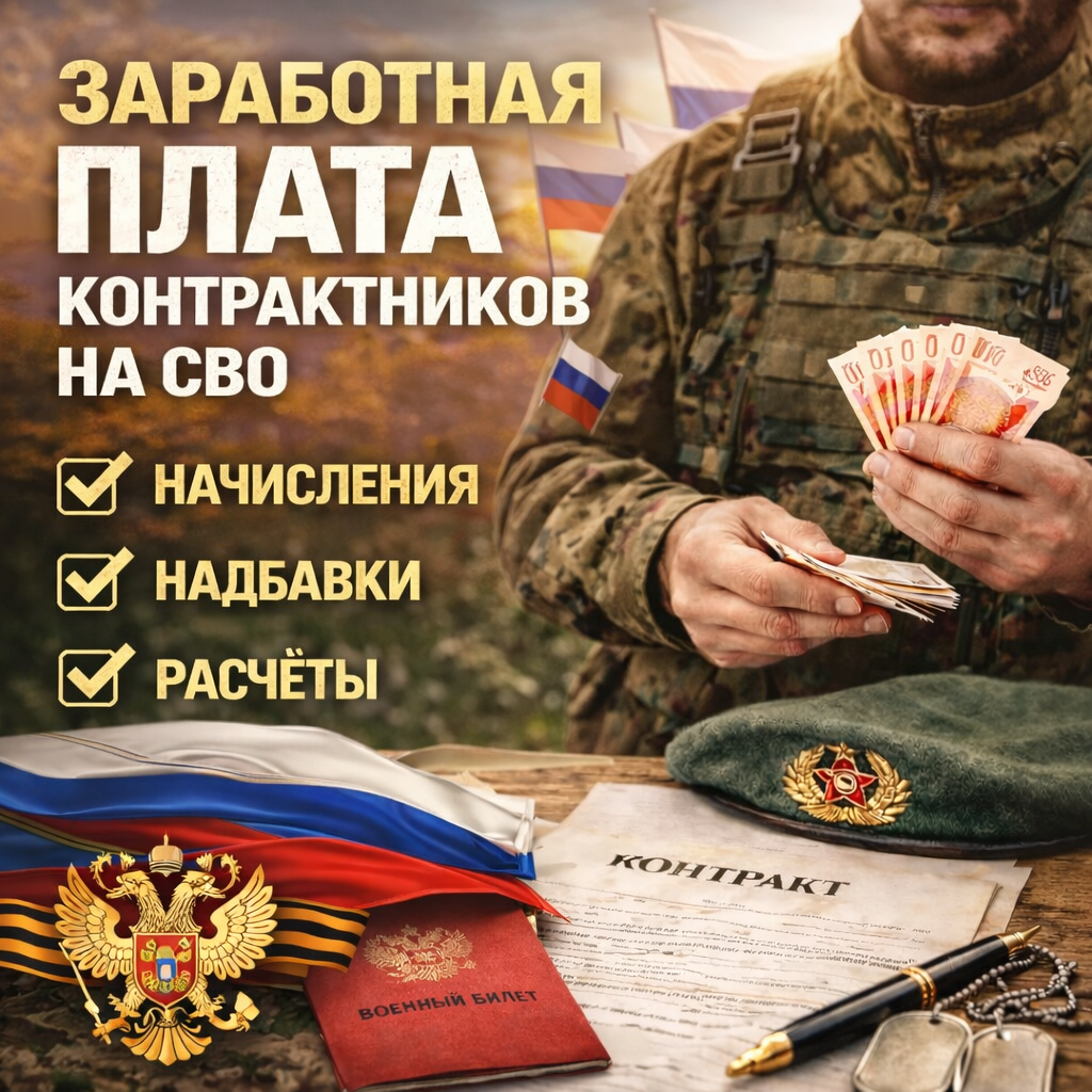 Зарплата контрактника на СВО: из чего складывается доход и как посчитать выплаты