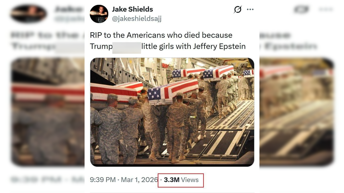 "Покойтесь с миром американцы, погибшие из-за того, что Трамп спал с маленькими девочками вместе с Джеффри Эпштейном" / публикация сегодня разлетелась по русскоязычным соцсетям - автор, отметим, в прошлом сторонник действующего президента США / t.me/olegtsarov