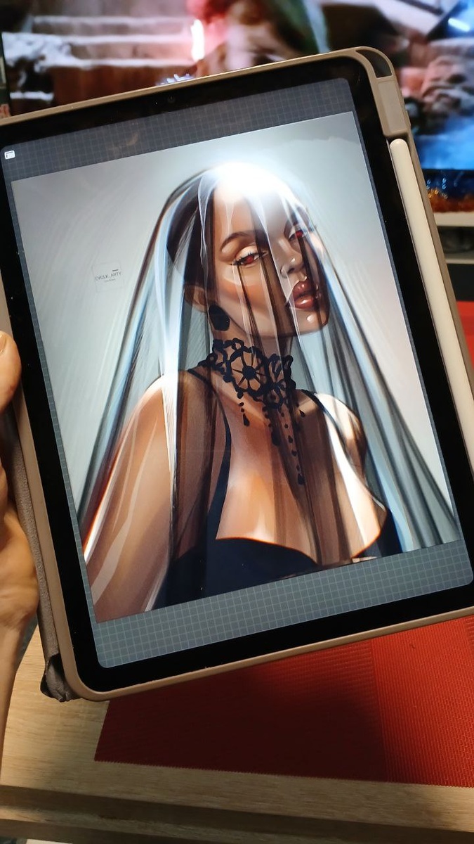 Арт-портрет может быть и такой