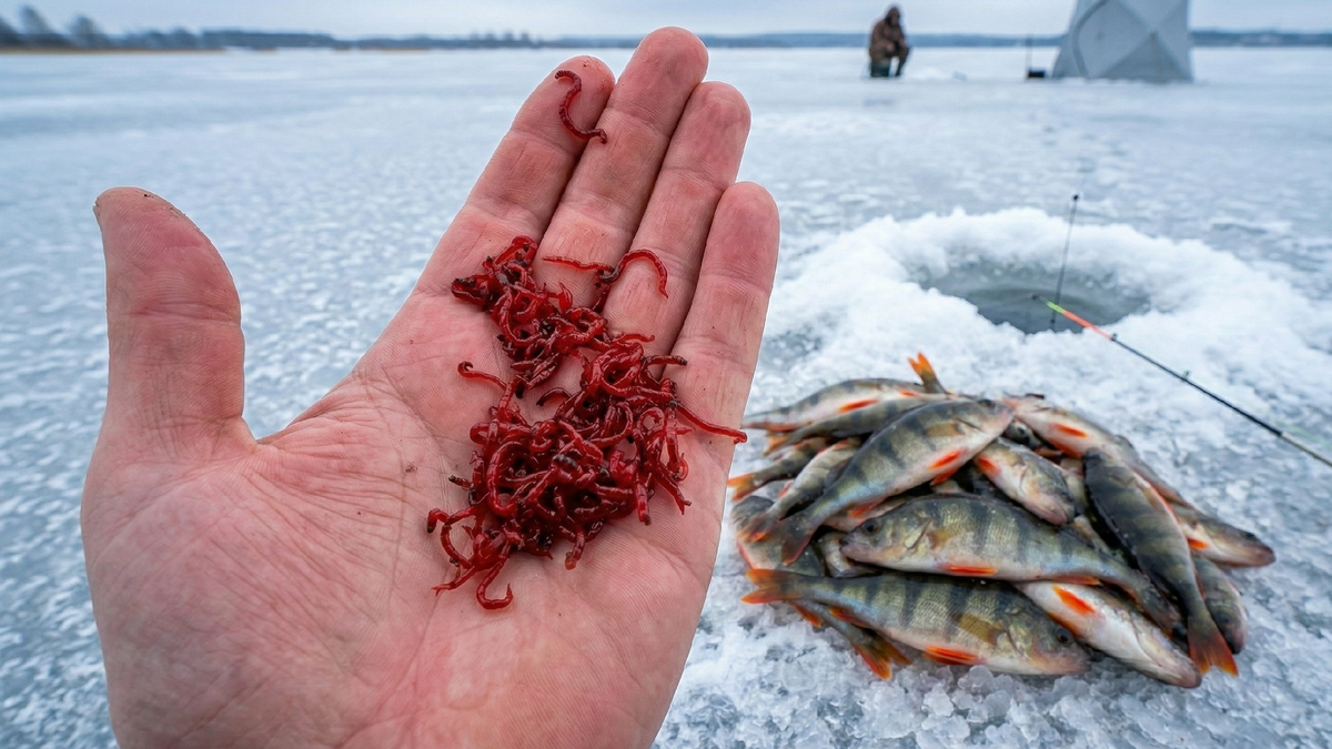 Простой способ сделать мотыля рассыпчатым и живучим для комфортной рыбалки в мороз
