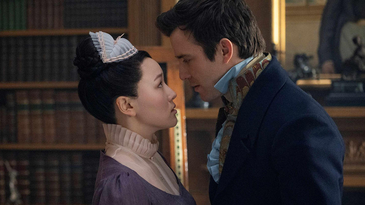    Кадр из сериала «Бриджертоны», создатель Крис Ван Дьюсен, Netflix