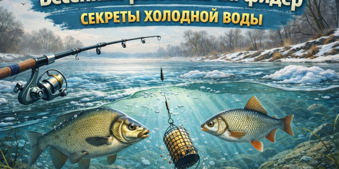 🌊 Весенняя рыбалка на фидер: секреты холодной воды