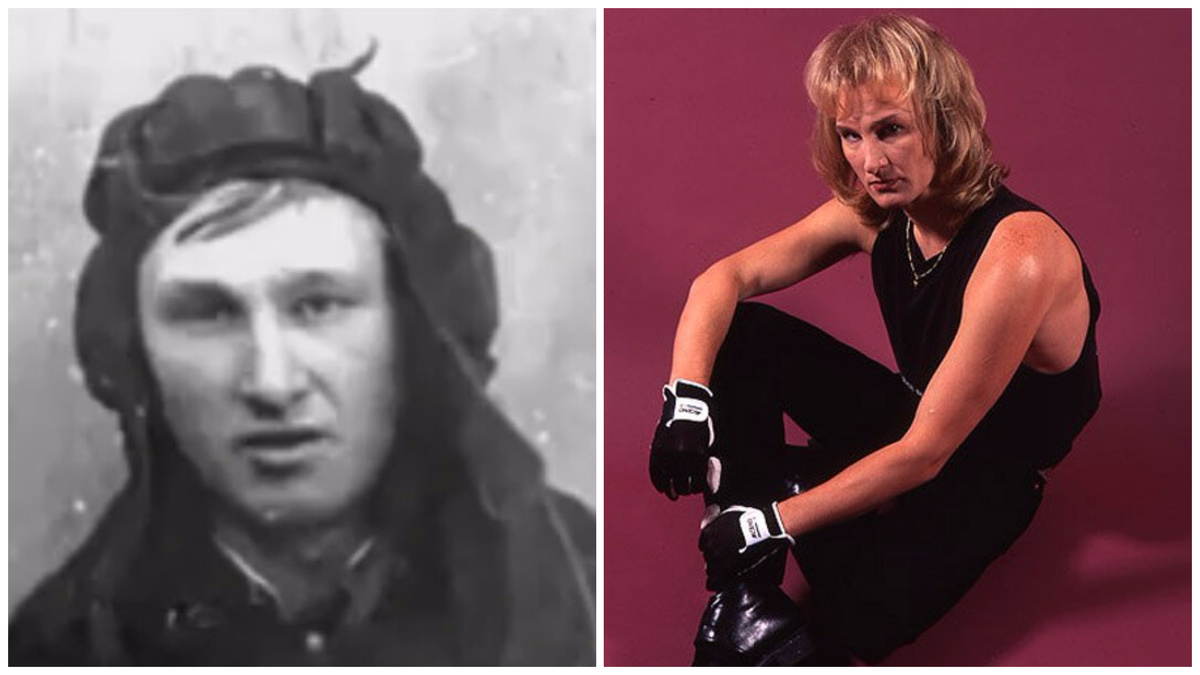 На фото: будущий певец Александр Иванов в молодости