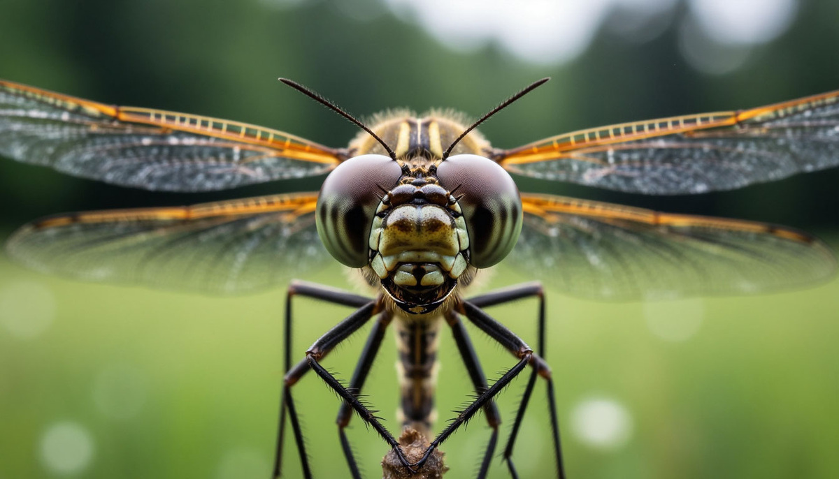 "Суперзрение" стрекоз: как насекомые видят будущее на 0.1 секунды вперёд