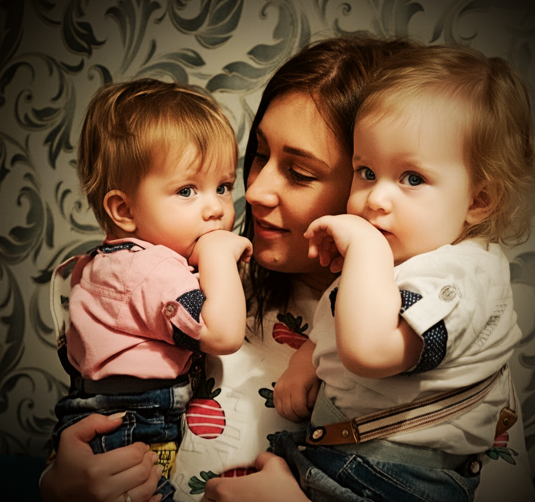 Алина с детьми