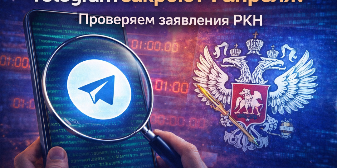Закрытие Telegram 1 апреля: подтверждение или слух — разбор по заявлениям РКН