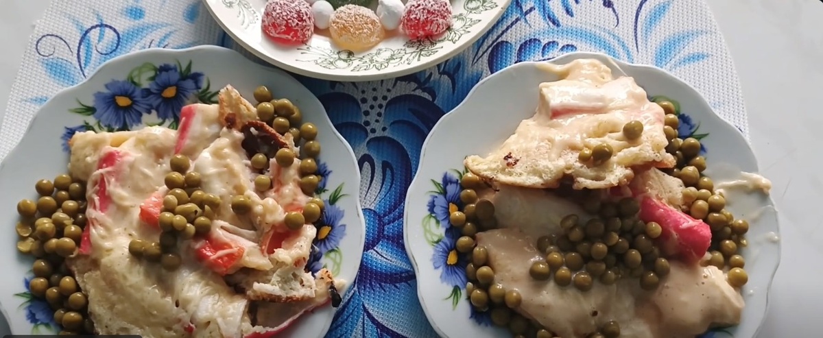 Крабовые палочки в кляре  под сырной корочкой из  личногго архива