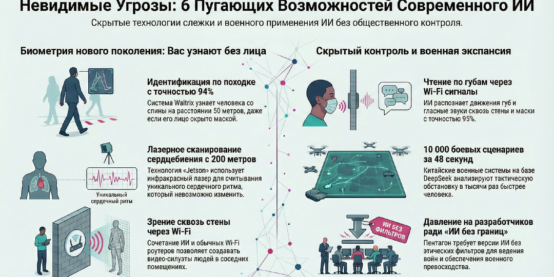 7 ужасающих вещей, которые ИИ уже умеет делать (и о которых большинство людей не знает)