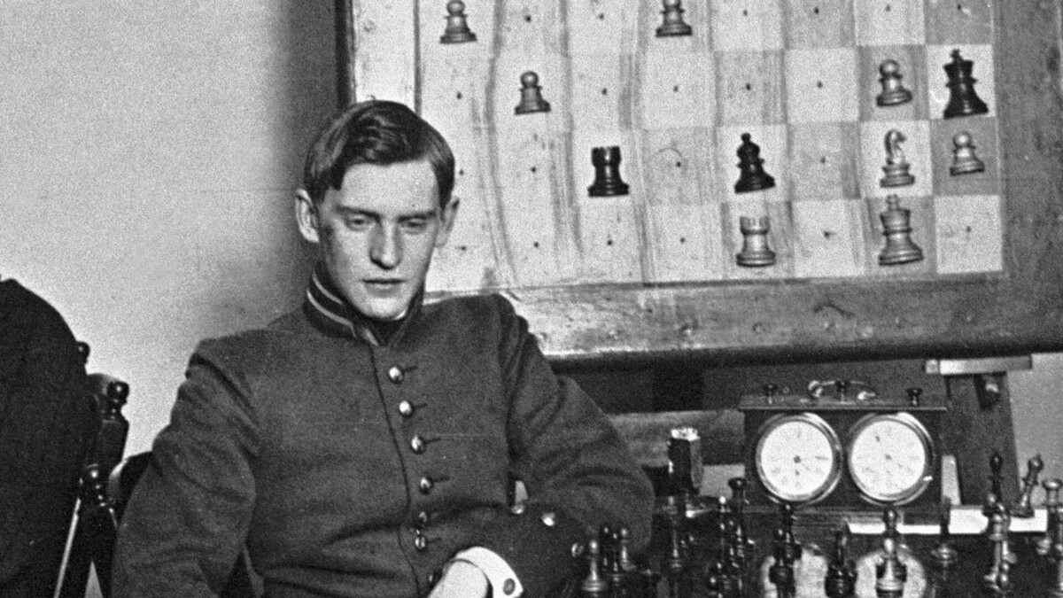 Алехин в молодости