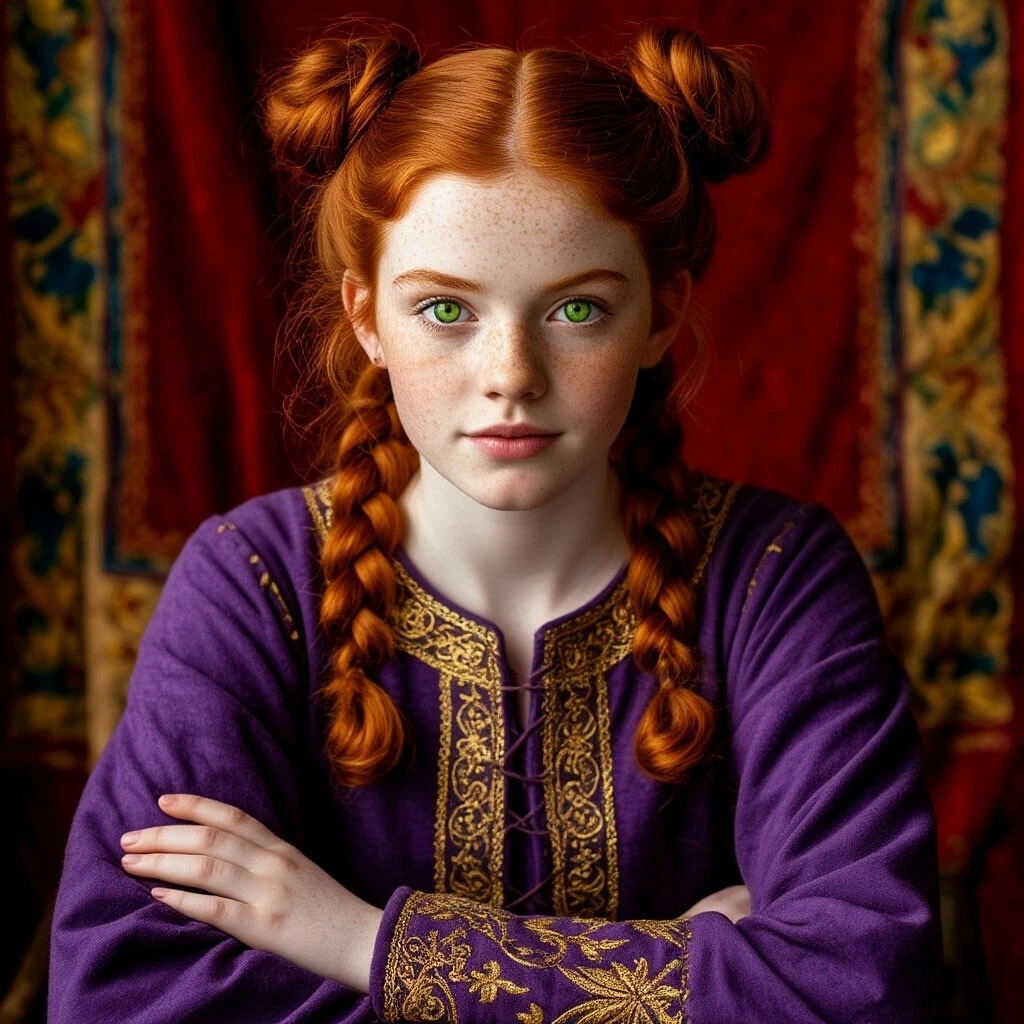 Иръюн, которая смотрит Раэ прямо в глаза.