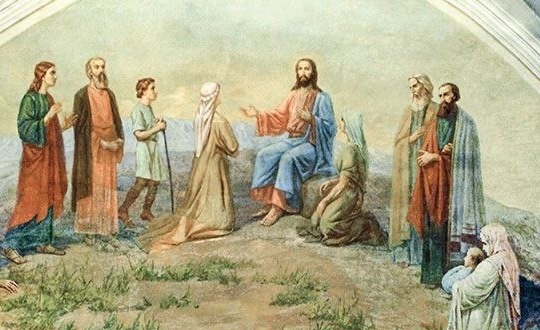 Нагорная проповедь. Храмовая роспись