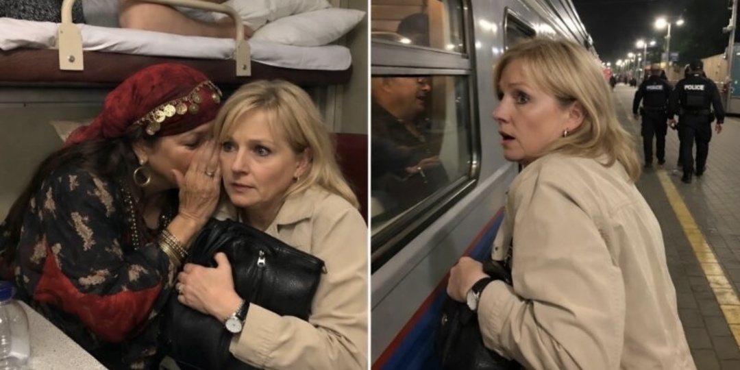 Мы с Мужем Ехали Поездом, Когда Ко Мне Подсела Женщина в Яркой Одежде, Посмотрела На Спящего Мужчину и Тихо Прошептала…..