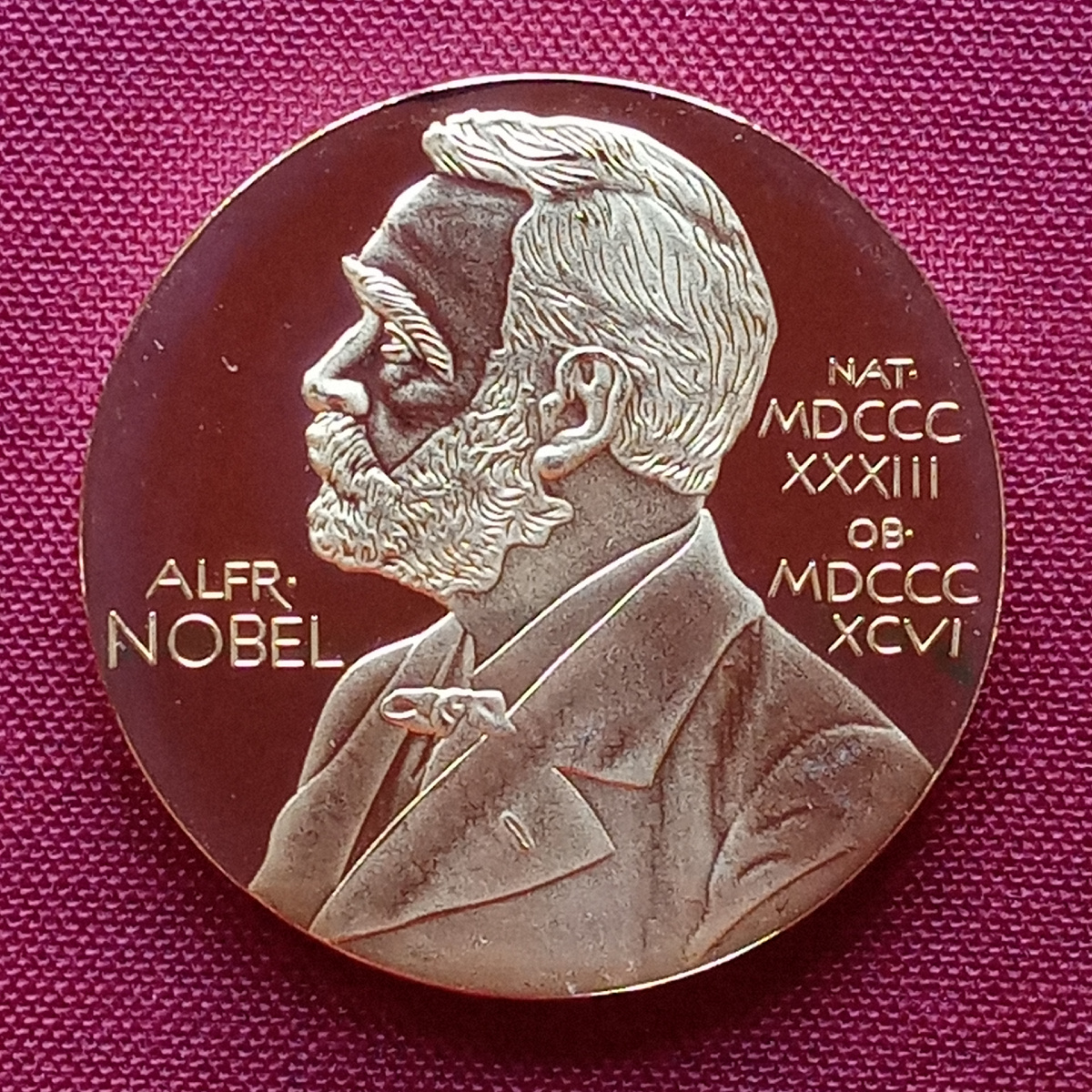 Нобелевская медаль (муляж) 